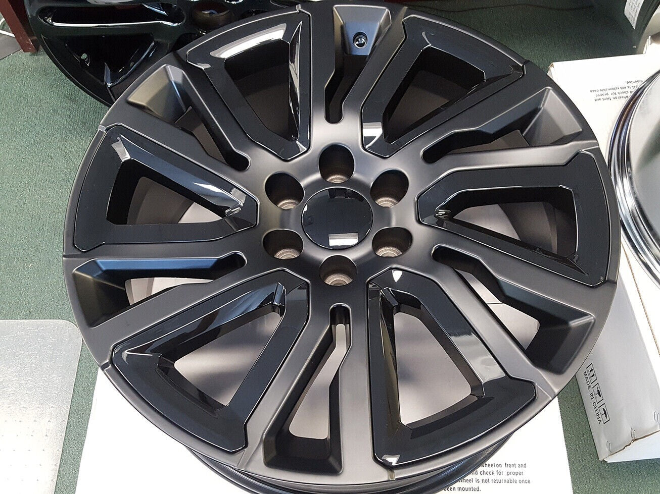 GMC 22" Satin Black Wheels Bridgestone Tires Fits 2000-2026 Sierra Yukon Denali5