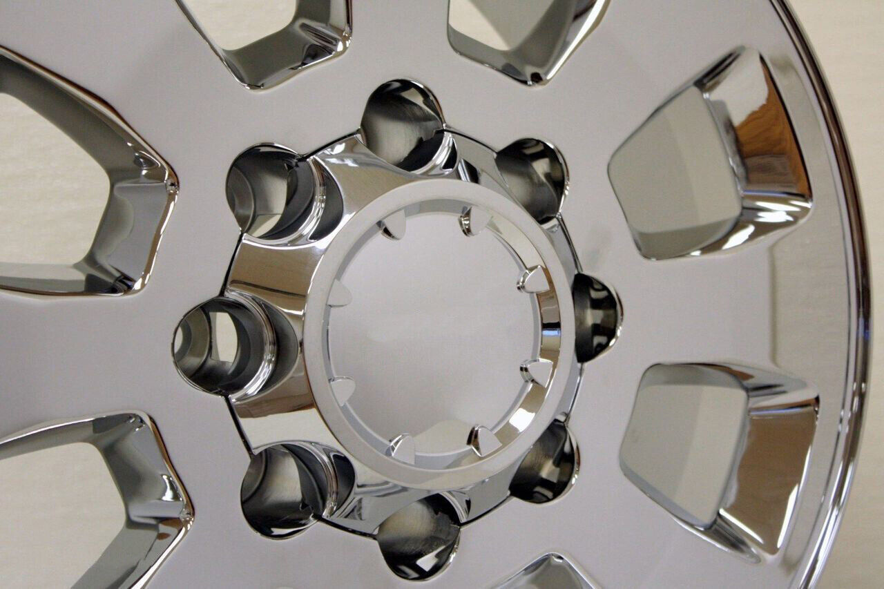 2001-2010 GMC Sierra 2500 3500 HD Chrome 18" 8 Lug 8x6.5 8x165 Wheels Rims1