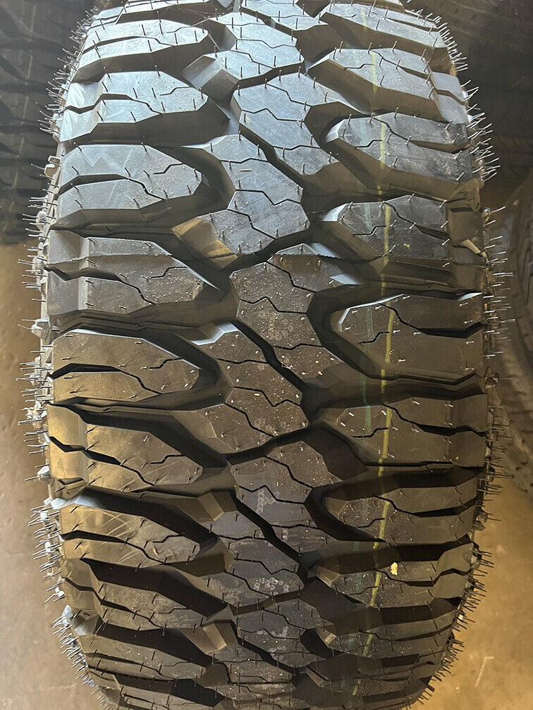 22" Black Split Spoke Wheels 33x12.50 Mud Tires TPMS Lug GMC Sierra Yukon Denali1