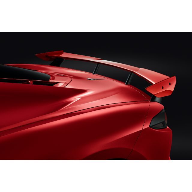 2020-2025 Corvette C8 High Wing Spoiler Kit Torch Red GM 85001056 OEM New In Box4