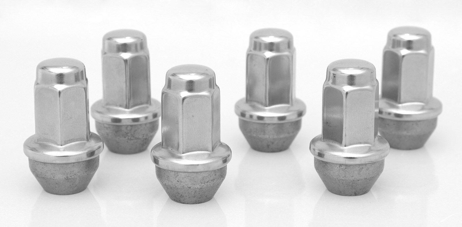 6 NEW Ford F150 Expedition Factory OEM Polished Stainless Lugs Lug Nuts 2004-140