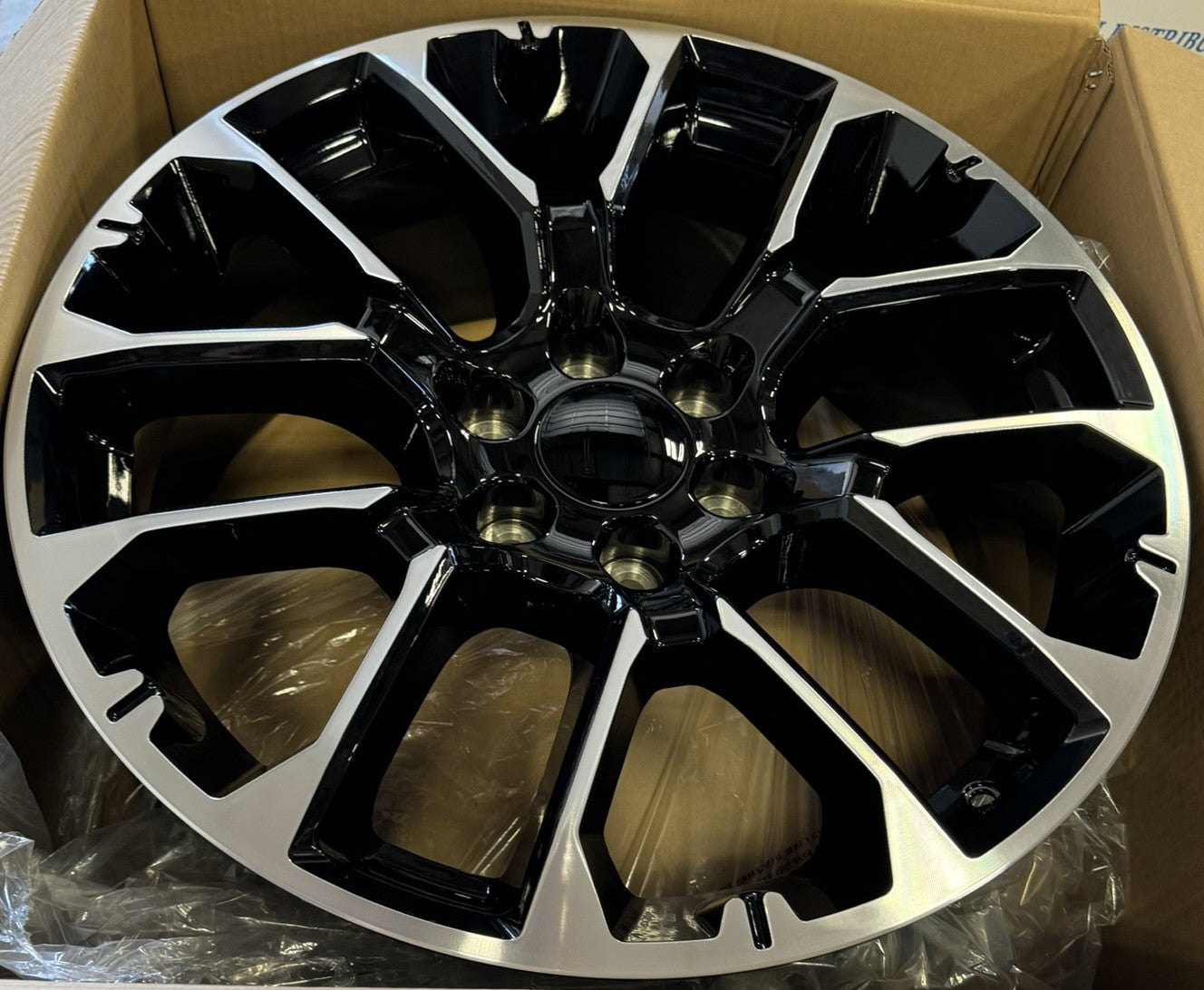 Black Machine Honeycomb 22" Wheels Blackhawk R/T Tires Chevy Tahoe Silverado5