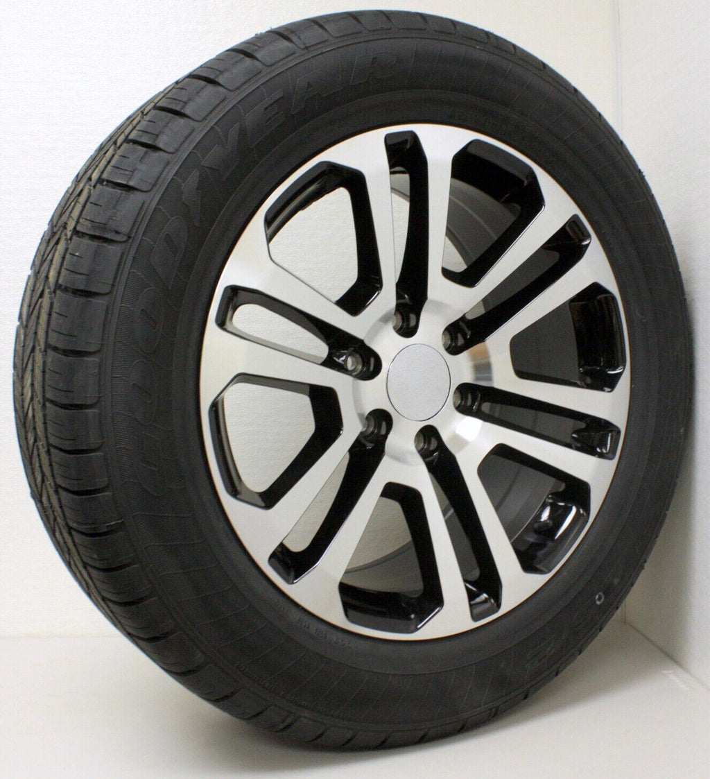 20" Black & Machine Wheels Goodyear Tires Fits 2000-26 GMC Sierra Yukon Denali3
