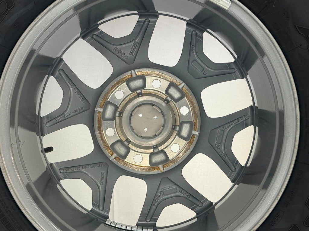 Ford Bronco OEM 17" New Takeoff 2022-2026 Grey Machine Wheels Goodyear M/T Set 53