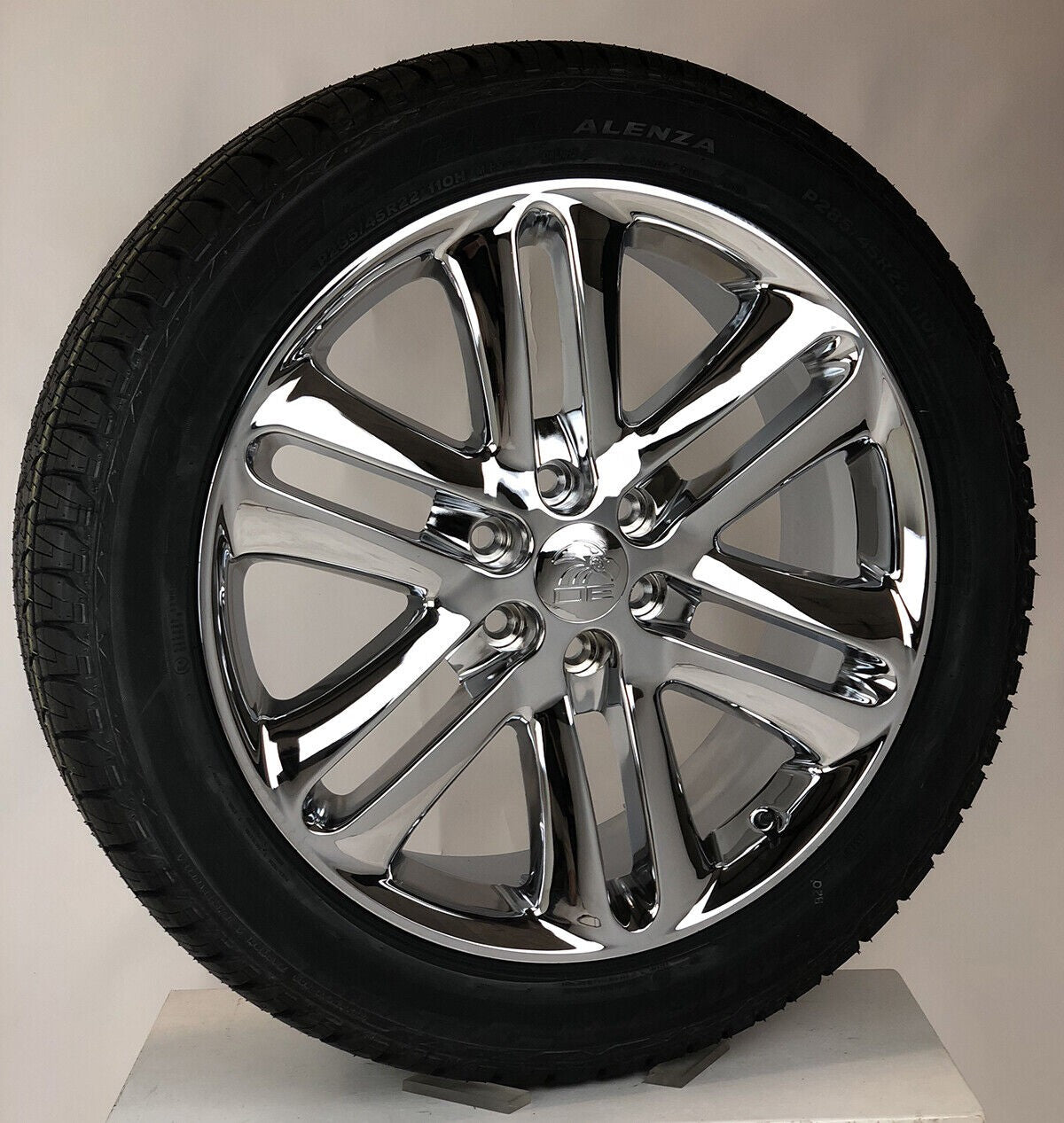 22" Chrome Ford F150 Replica Wheels W/ Bridgestone 285/45R22 Tires TPMS LUG NUTS1