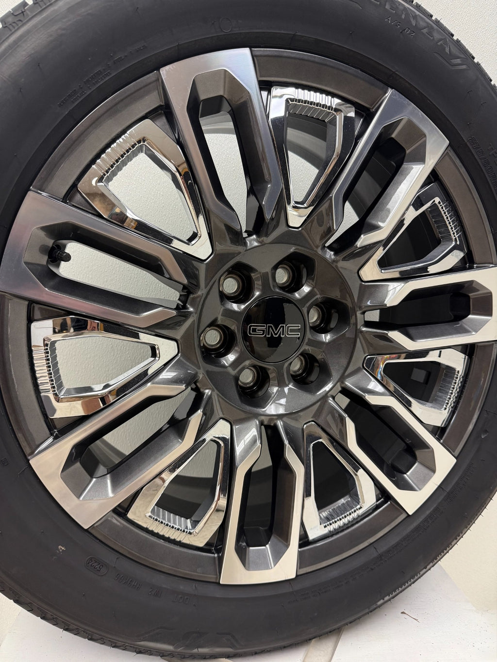 22" GMC Sierra Yukon Denali Ultimate OEM Wheels Bridgestone Tires New Takeoff1