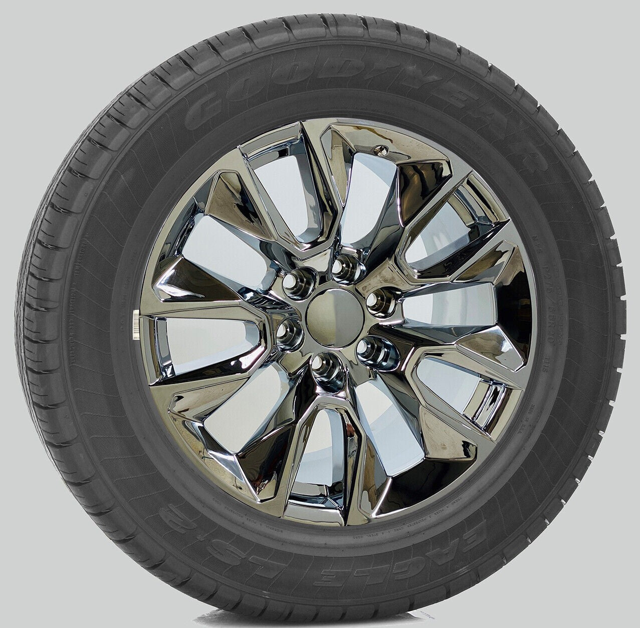 Chrome 20" RST Style Wheels Goodyear Tires For Chevy Silverado Tahoe Suburban0