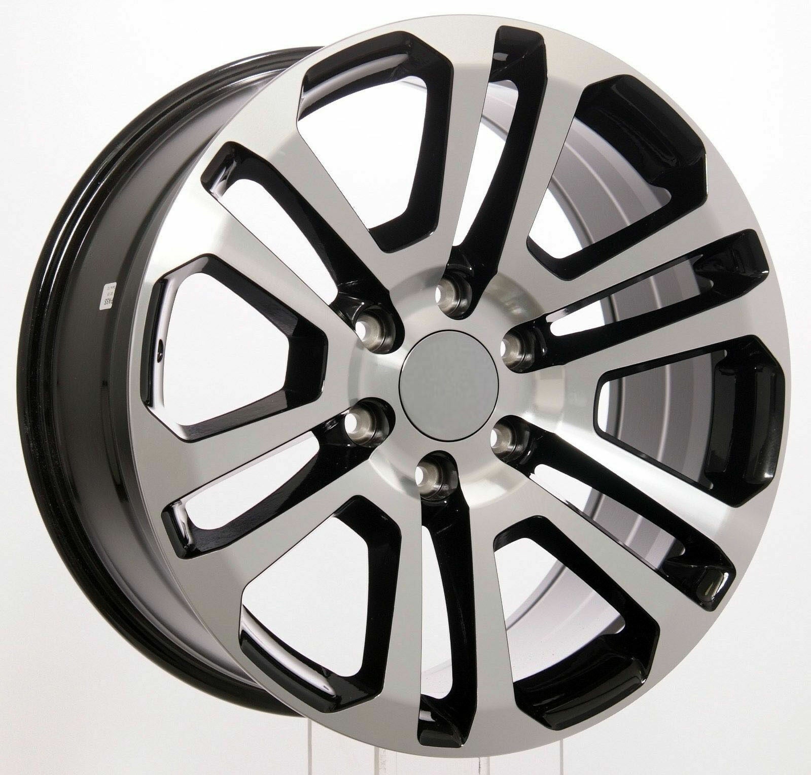 Dodge 20" Black And Machine Split Spoke Wheels For 2019-2026 Ram 15000