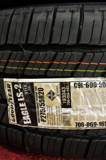 20 inch Black Satin Split Spoke Wheels Goodyear Tires Chevrolet Silverado Tahoe4