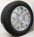 GMC 20" Chrome Honeycomb Wheels Goodyear 275/55R20 Tires For Sierra Yukon Denali0