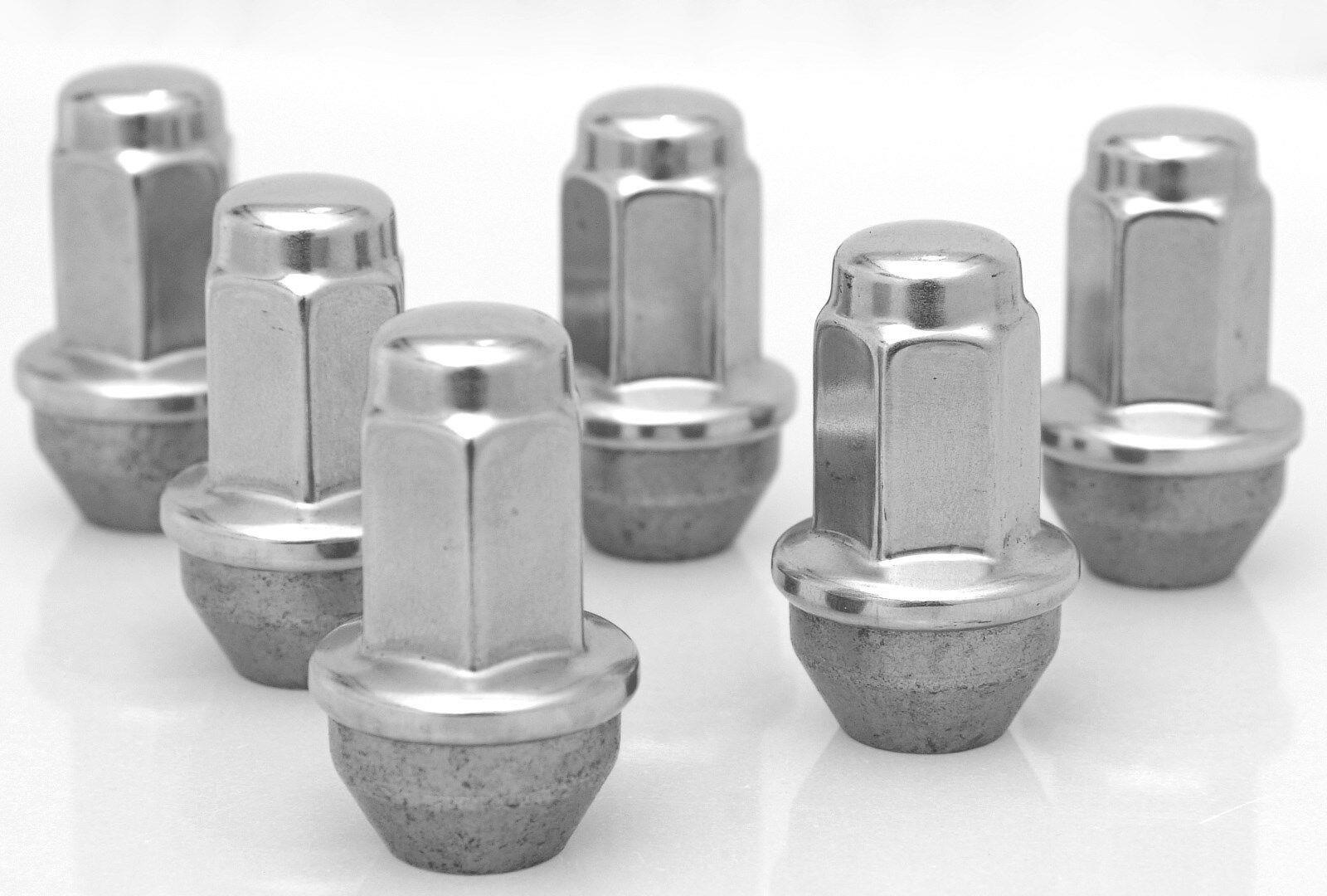 6 NEW Ford F150 Expedition Factory OEM Polished Stainless Lugs Lug Nuts 2004-141
