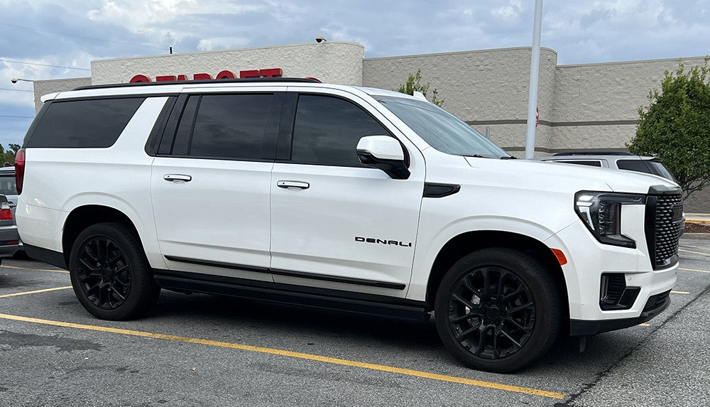 22" Satin Black Notched Honeycomb Wheels For GMC Sierra Yukon Denali 2000-20264