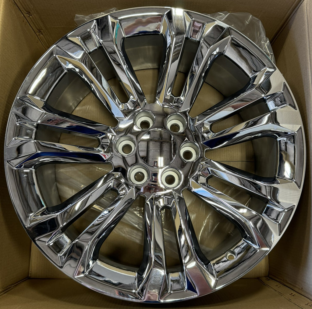 22" Chrome Split Spoke Wheels Rims fits 2000-2026 Chevy Silverado Tahoe Suburban6