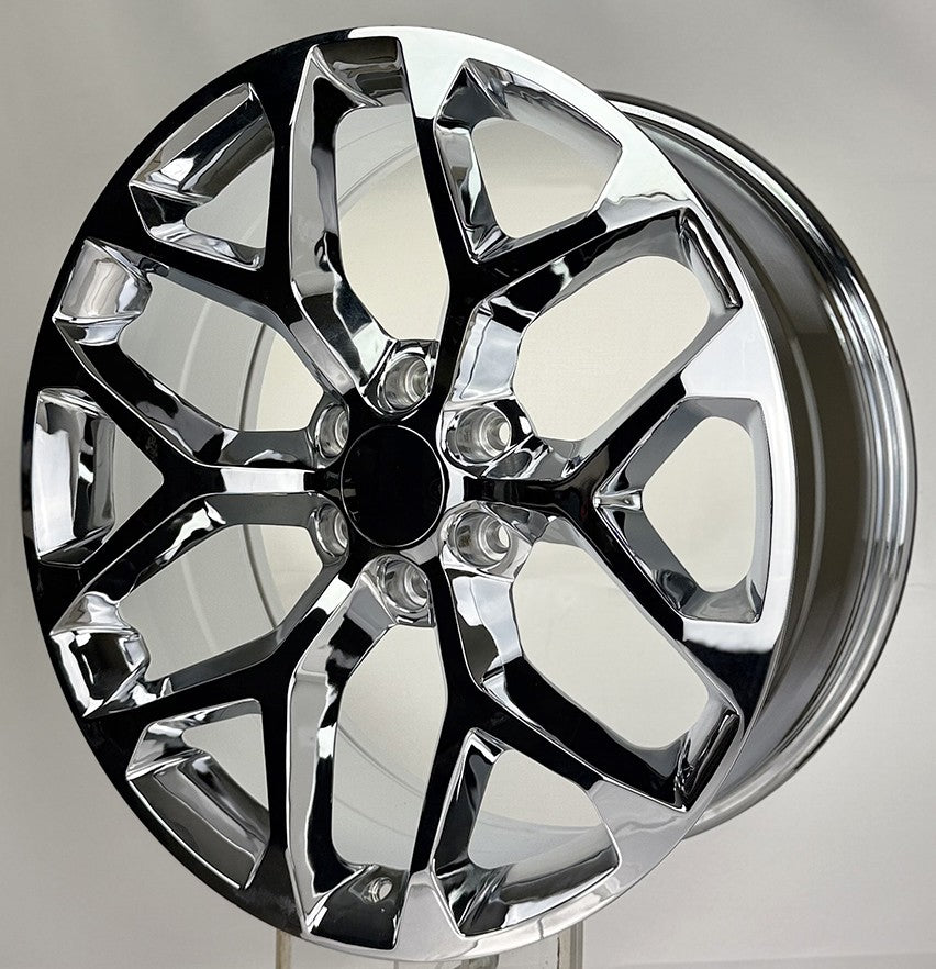 Chrome 22" Snowflake Wheels Rims For Chevy Silverado Suburban Tahoe Z71 CK1582