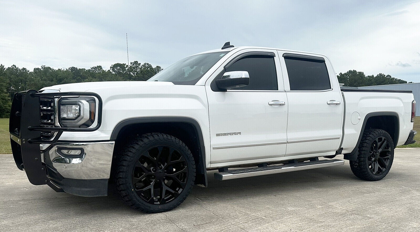 Black Snowflake 22" Wheels Blackhawk R/T Tires GMC Sierra Yukon Denali New Set 45