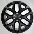 Chevy 20" Satin Black Snowflake Wheels For 2000-2026 Silverado Tahoe Suburban0