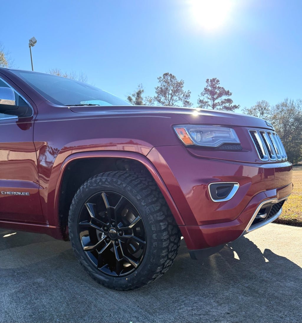 Jeep Gladiator 20" Gloss Black Replica Wheels Blackhawk R/T Tires TPMS Set of 45