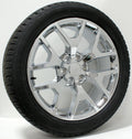 Chevy Silverado Suburban Tahoe 22" Chrome Honeycomb Wheels Bridgestone Tires0