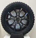 Jeep Wrangler 20" Gloss Black Replica Wheels Blackhawk R/T Tires TPMS Set of 40