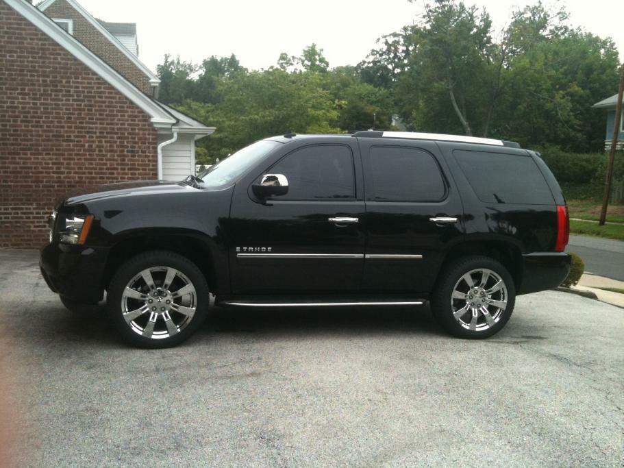 20" Chrome 8 Spoke Wheels Goodyear Tires 2000-18 Chevy Silverado Tahoe Suburban4