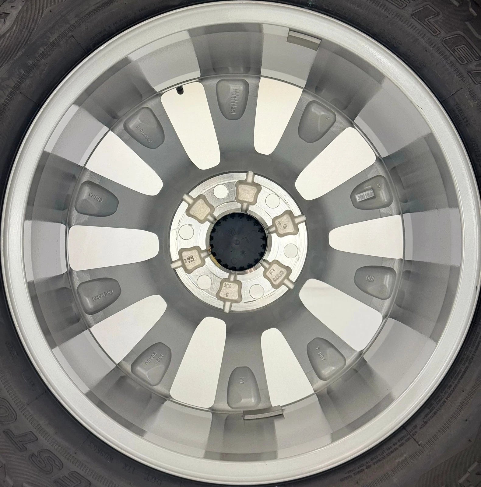 20" OEM Gunmetal RST Wheels Takeoff Bridgestone Tires Chevy Silverado Tahoe4